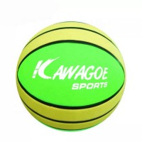 Glow in dark rubber basketball rubber basketball no. 7