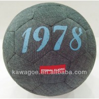 denim soccer ball