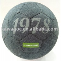 Size 5# Machine Stitched Denim Soccer Ball/Football